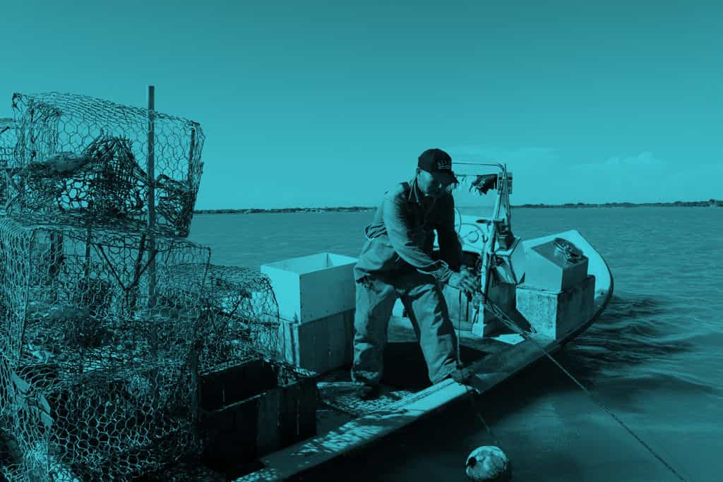 crab fishing image